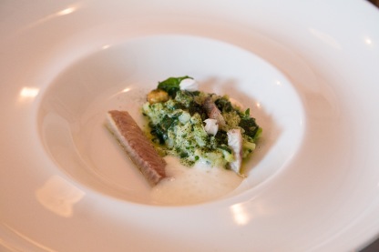Rissoto with smoked eel